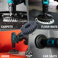 Thumbnail for Chemical Guys Carpet Brush w/Drill Attachment - Light Duty