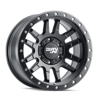 Thumbnail for Dirty Life 9309 Canyon Pro 17x9/6x135 BP/0mm Offset/87.1mm Hub Matte Black Wheel - Beadlock