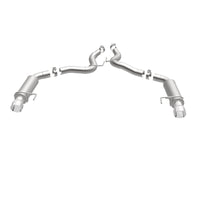 Thumbnail for MagnaFlow Axle Back, SS, 3in, Competition, Dual Split Polished 4.5in Tip 2015 Ford Mustang GT V8 5.0