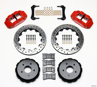 Thumbnail for Wilwood Narrow Superlite 4R Rear Kit 12.88in Drilled Red 97-04 Corvette C5/Z06