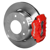 Thumbnail for Wilwood 63-87 C10/C15 Dynalite FDLI Red Calipers 12.19in x .81in Rotors 6-Lug Rear Disc Brake Kit