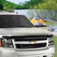 Thumbnail for AVS 04-12 Chevy Colorado Hoodflector Low Profile Hood Shield - Smoke