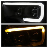 Thumbnail for xTune Toyota Tacoma 16-18 DRL Light Bar Projector Headlights - Black PRO-JH-TTA16-LBDRL-BK