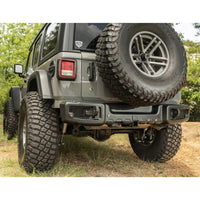 Thumbnail for Rugged Ridge Spartacus Rear Bumper Black 18-20 Jeep Wrangler JL