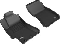 Thumbnail for 3D MAXpider 08-11 Subaru Impreza / WRX / 08-14 Impreza WRX STI Kagu 1st Row Floormats - Black