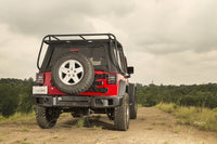 Thumbnail for Rugged Ridge Spartacus Rear Bumper Black 07-18 Jeep Wrangler