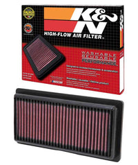 Thumbnail for K&N Replacement Panel Air Filter 12-14 Nissan Versa 1.6L 1.031in H x 9.125in OS L x 4in OS W