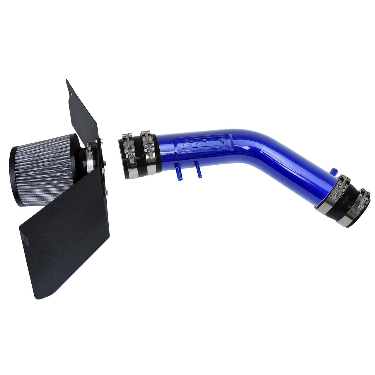 HPS Blue Shortram Air Intake Kit with Heat Shield for 95-99 Toyota Tacoma 2.4L 2.7L