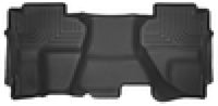 Thumbnail for Husky Liners 14-15 Chevy Silverado Double Cab X-Act Contour Black 2nd Row Floor Liners