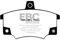 Thumbnail for EBC 83 Fiat 124 Spider 2 Greenstuff Front Brake Pads