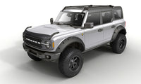 Thumbnail for AVS 21-23 Ford Bronco 2/4Dr. Excl. Raptor Aeroskin II Textured Low Profile Hood Shield - Black