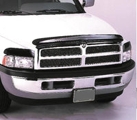 Thumbnail for AVS 03-05 Dodge RAM 2500 Bugflector Deluxe 3pc Medium Profile Hood Shield - Smoke