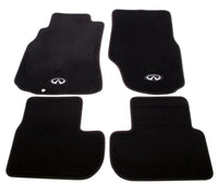 Thumbnail for NRG Floor Mats - 03-06 G35 (Infiniti Emblem Logo) - 4pc.