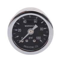 Thumbnail for Russell Performance 100 psi fuel pressure gauge (Liquid-filled)