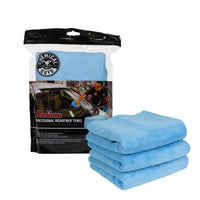 Thumbnail for Chemical Guys Workhorse Professional Microfiber Towel - 16in x 16in - Blue - 3 Pack