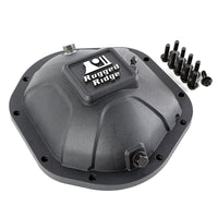 Thumbnail for Rugged Ridge Boulder Aluminum Differential Cover Dana 44 Black