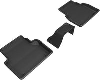 Thumbnail for 3D MAXpider 19-23 Audi A6/A7 / 21-24 RS6/RS7 Kagu 2nd Row Floormats - Black