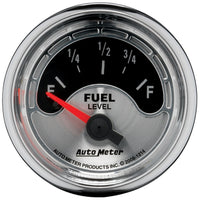 Thumbnail for Autometer American Muscle Gauge Fuel Level 2 1/16in 0e To 90f Electric American Muscle