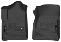 Thumbnail for Husky Liners 14-17 Chevrolet Silverado 1500 Standard Cab X-Act Contour Black Front Floor Liners