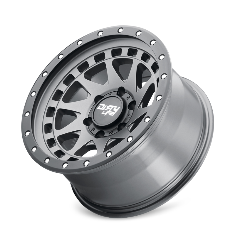 Dirty Life 9311 Enigma Pro 17x9/6x135 BP/-12mm Offset/87.1mm Hub Satin Graphite Wheel - Beadlock