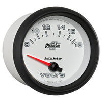 Thumbnail for Autometer Phantom II 2-5/8in 18V Electric Voltmeter Gauge