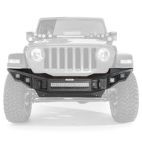 Thumbnail for Go Rhino 07-20 Jeep Wrangler JL/JLU/JK/JKU/Gladiator JT Rockline Full Width Bumper