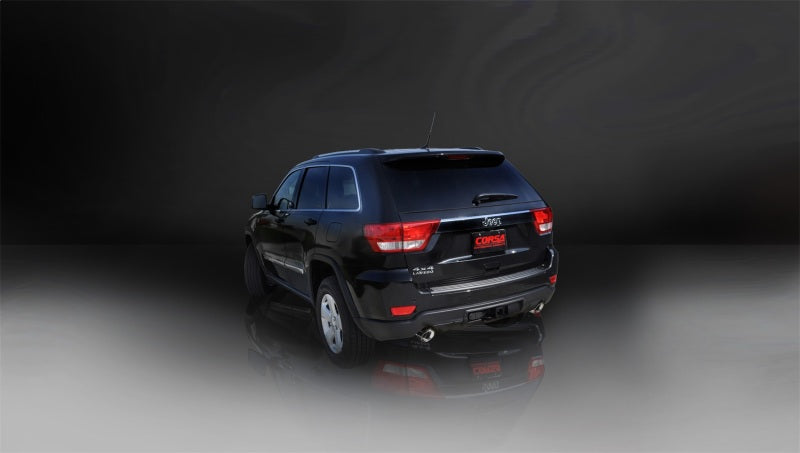 Corsa 2011-2021 Jeep Grand Cherokee 3.6L Dual Rear Exit Sport Exhaust w/ 4.5in Pro-series Tips