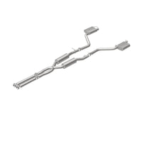 Thumbnail for MagnaFlow Cat-Back SS 2.5in Dual Split Rear Exit (OEM Tips) 15-16 Dodge/Chrysler Charger/300 5.7L V8