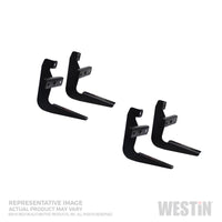 Thumbnail for Westin 2015-2018 Ford F-150 SuperCrew Running Board Mount Kit - Black