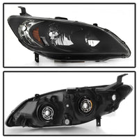 Thumbnail for xTune 04-05 Honda Civic (Excl Hatchback/Si) OEM Style Headlights - Black (HD-JH-HC04-4D-AM-BK)