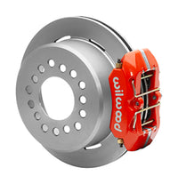 Thumbnail for Wilwood Small Ford 11 in. Forged Dynapro Low-Profile Rear Parking Brake Kit (Red Calipers)