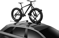 Thumbnail for Thule UpRide - Upright Bike Rack (No Frame Contact) - Silver/Black