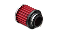 Thumbnail for Vibrant Crankcase Breather Filter w/ Chrome Cap 1.5in 38mm Inlet ID