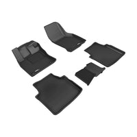 Thumbnail for 3D Maxpider 19-23 Volkswagen Arteon Kagu Floor Mat- Black R1 R2