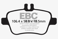 Thumbnail for EBC 13+ Mercedes-Benz CLA250 2.0 Turbo Greenstuff Rear Brake Pads