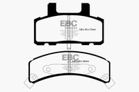 Thumbnail for EBC 97-99 Cadillac Deville 4.6 (Rear Drums) Greenstuff Front Brake Pads