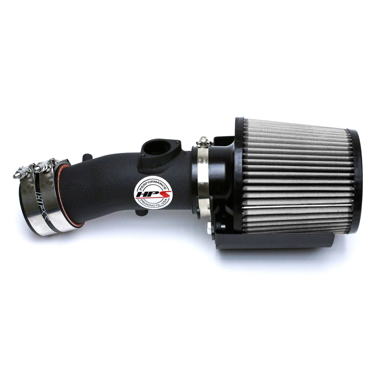 HPS Shortram Air Intake 2012-2013 Mazda Mazda3 2.0L Skyactiv, Includes Heat Shield, Black