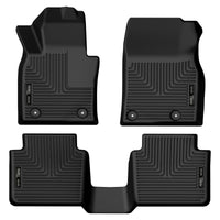 Thumbnail for Husky Liners 2023 Mazda CX-50 Weatherbeater Front & 2nd Seat Floor Liners - Black