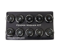 Thumbnail for NRG Fender Washer Kit w/Color Matched M6 Bolt Rivets For Plastic (Black) - Set of 10