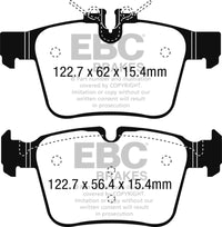 Thumbnail for EBC 15+ Mercedes-Benz C300 (W205) 2.0 Turbo 4-matic Greenstuff Rear Brake Pads