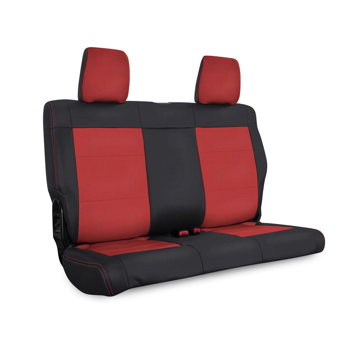 PRP 11-12 Jeep Wrangler JK Rear Seat Cover/2 door - Black/Red