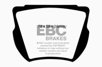 Thumbnail for EBC 59-64 Daimler SP250 2.5 Greenstuff Front Brake Pads