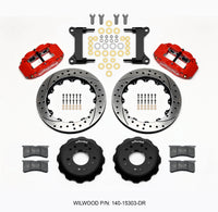 Thumbnail for Wilwood Narrow Superlite 6R Front Hat Kit 13.06 Drilled Red 63-87 C10 w/ Wilwood Pro Spindles