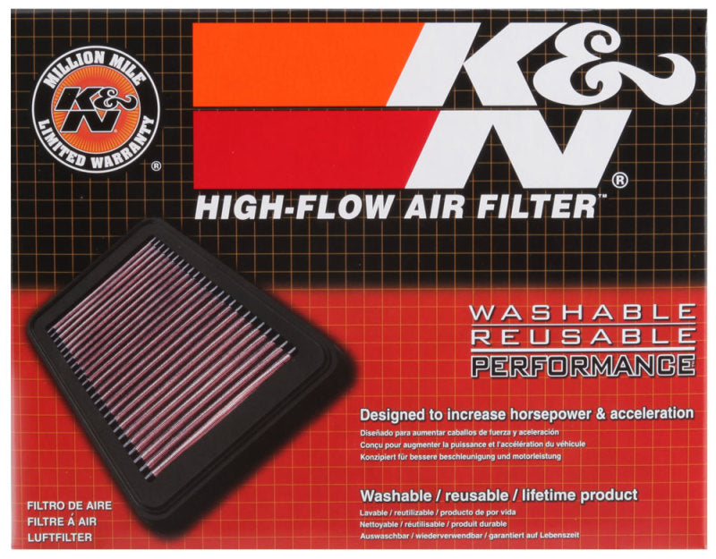 K&N Replacement Air FIlter 18-20 Renault Megane IV 1.8L L4