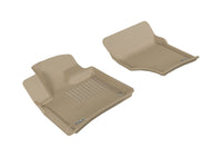 Thumbnail for 3D MAXpider 2007-2015 Audi Q7 Kagu 1st Row Floormat - Tan