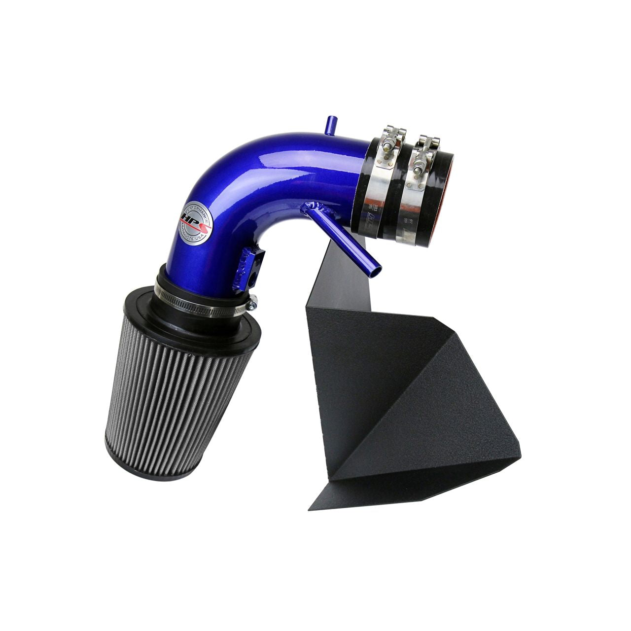 HPS Cold Air Intake Kit 13-16 Hyundai Genesis Coupe 3.8L V6, Includes Heat Shield, Blue