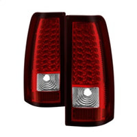 Thumbnail for Xtune Chevy Silverado 1500/2500/3500 03-06 LED Tail Lights Red Clear ALT-ON-CS03-LED-RC