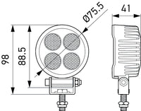 Thumbnail for Hella ValueFit LED Work Light TR1700 LED MV CR LT