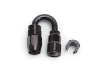 Thumbnail for Russell Performance 3/8in SAE Quick Disc Female to -6 Hose Black 180 Degree Hose End