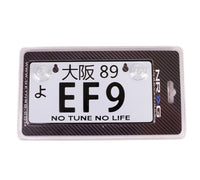 Thumbnail for NRG Mini JDM Style Aluminum License Plate (Suction-Cup Fit/Universal) - EF9